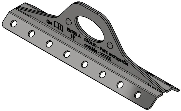Corrugated Steel Sheet Anchor Ring