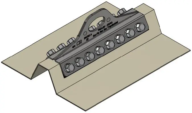 Trapezoidal Steel Sheet Anchor Ring