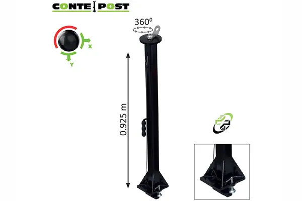 CONTE POST: Anchor post for ISO container