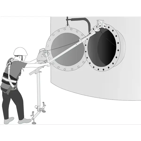 EASYSAFEWAY 2: Ancora pole hoist, pentru acces lateral în spații închise